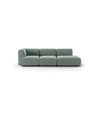 Duo Mini Modular Sofa by Sancal three-seater in sage green, front view – In Dubai by WSPR