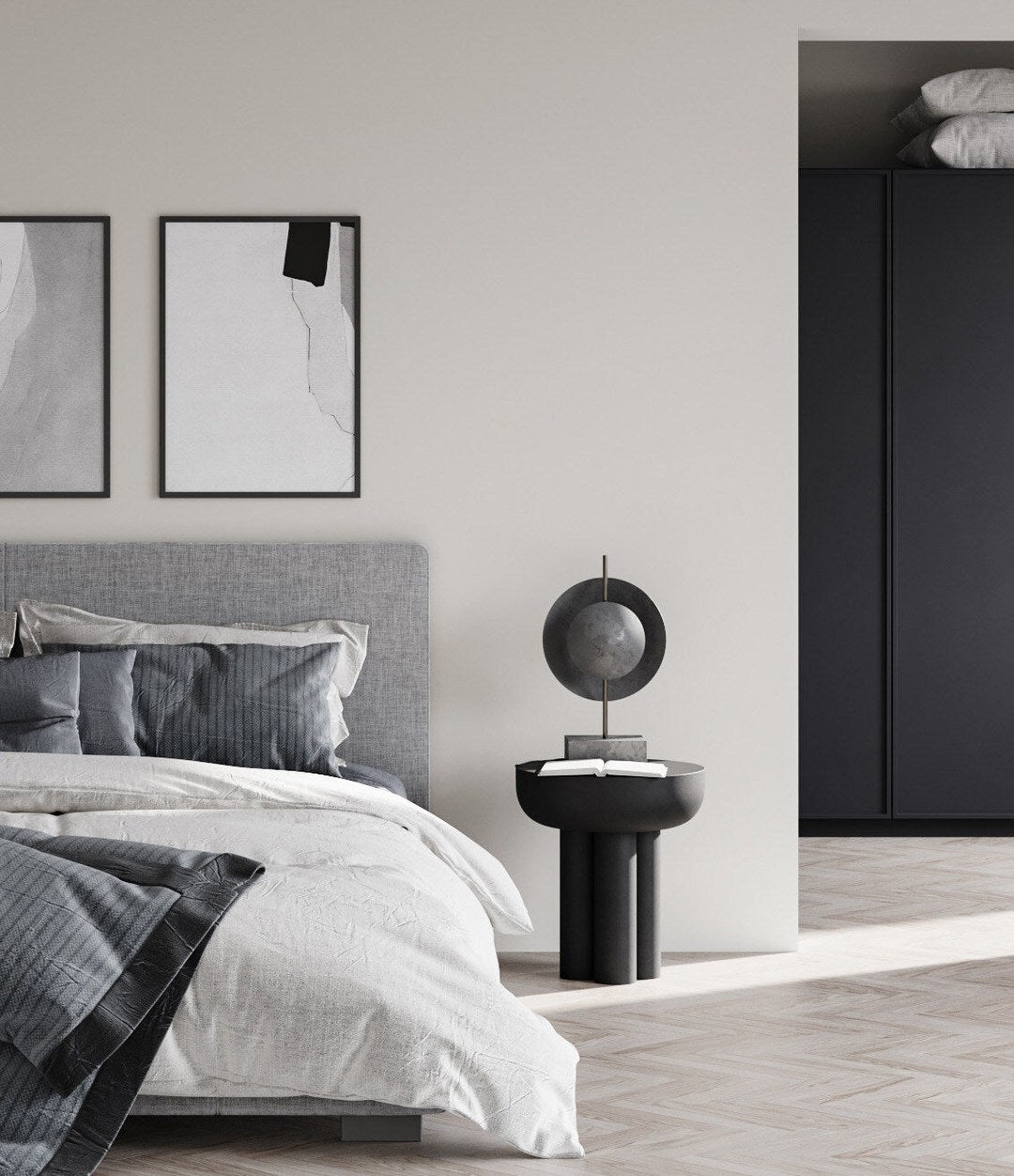 Dusk Table Lamp by 101 Copenhagen in Oxidized in a styled interior, view 2 – In Dubai by WSPR