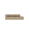 Eave Modular Sofa 86 by Audo in Audo Bouclé 02, Configuration 3 2.5-seater with right open end, front view – In Dubai by WSPR