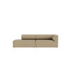 Eave Modular Sofa 86 by Audo in Audo Bouclé 02, Configuration 4 2.5-seater with left open end, front view – In Dubai by WSPR
