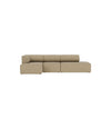 Eave Modular Sofa 86 by Audo in Audo Bouclé 02, Configuration 10 3.5-seater with left corner, front view – In Dubai by WSPR
