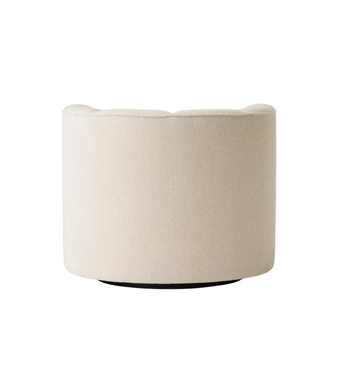 Eave Seamline Lounge Chair by Audo in Logan Fossil, back view – In Dubai by WSPR