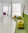 Elephant Pouf by Sancal poufs and benches in a hotel corridor, side view – In Dubai by WSPR