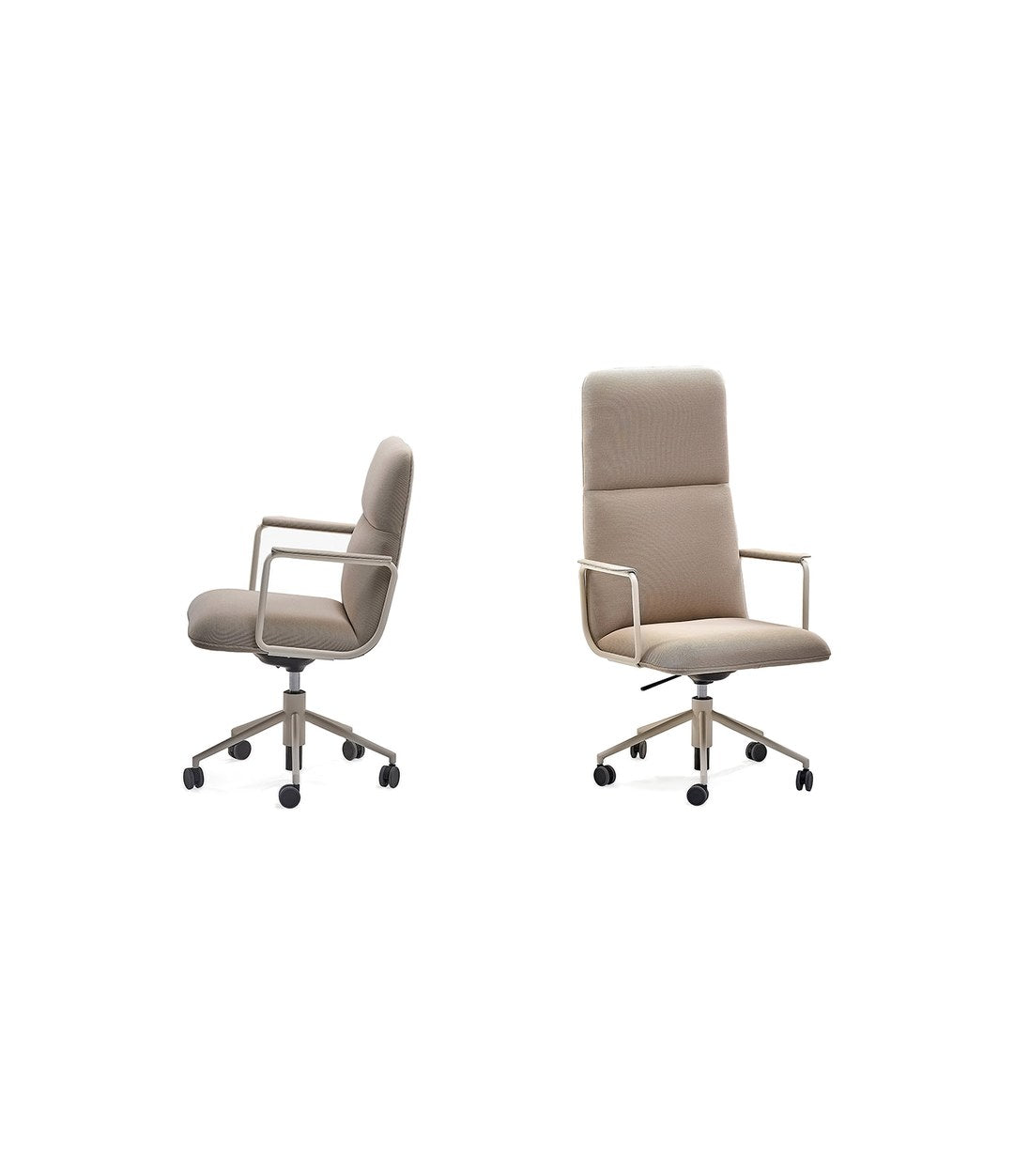 Elle Executive Chair by Sancal in taupe, two heights – In Dubai by WSPR