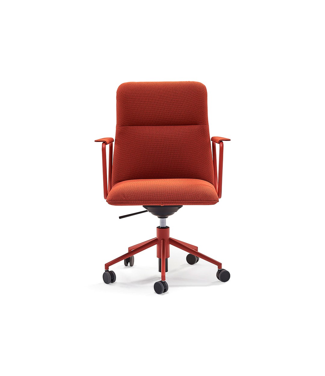 Elle Executive Chair by Sancal in red on wheels – In Dubai by WSPR