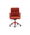 Elle Executive Chair by Sancal in red on wheels – In Dubai by WSPR