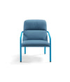 Elle Lounge Chair by Sancal in blue, front view – In Dubai by WSPR