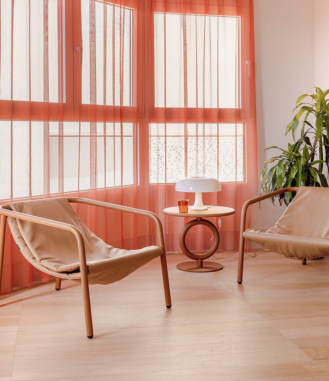 Elle Mini Lounge Chair by Sancal in a pink room – In Dubai by WSPR