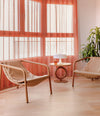 Elle Mini Lounge Chair by Sancal in a pink room – In Dubai by WSPR
