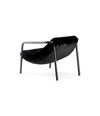 Elle Mini Lounge Chair by Sancal in black leather – In Dubai by WSPR