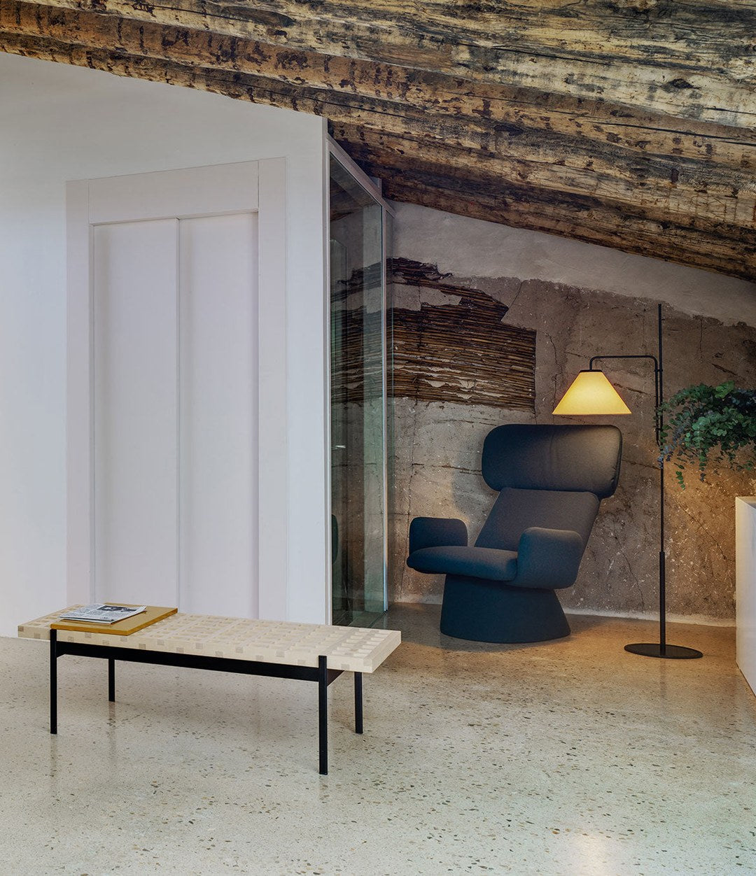 Elle Wing Chair by Sancal in a lounge – In Dubai by WSPR