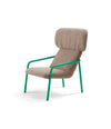 Elle Wing Chair by Sancal on a green frame – In Dubai by WSPR