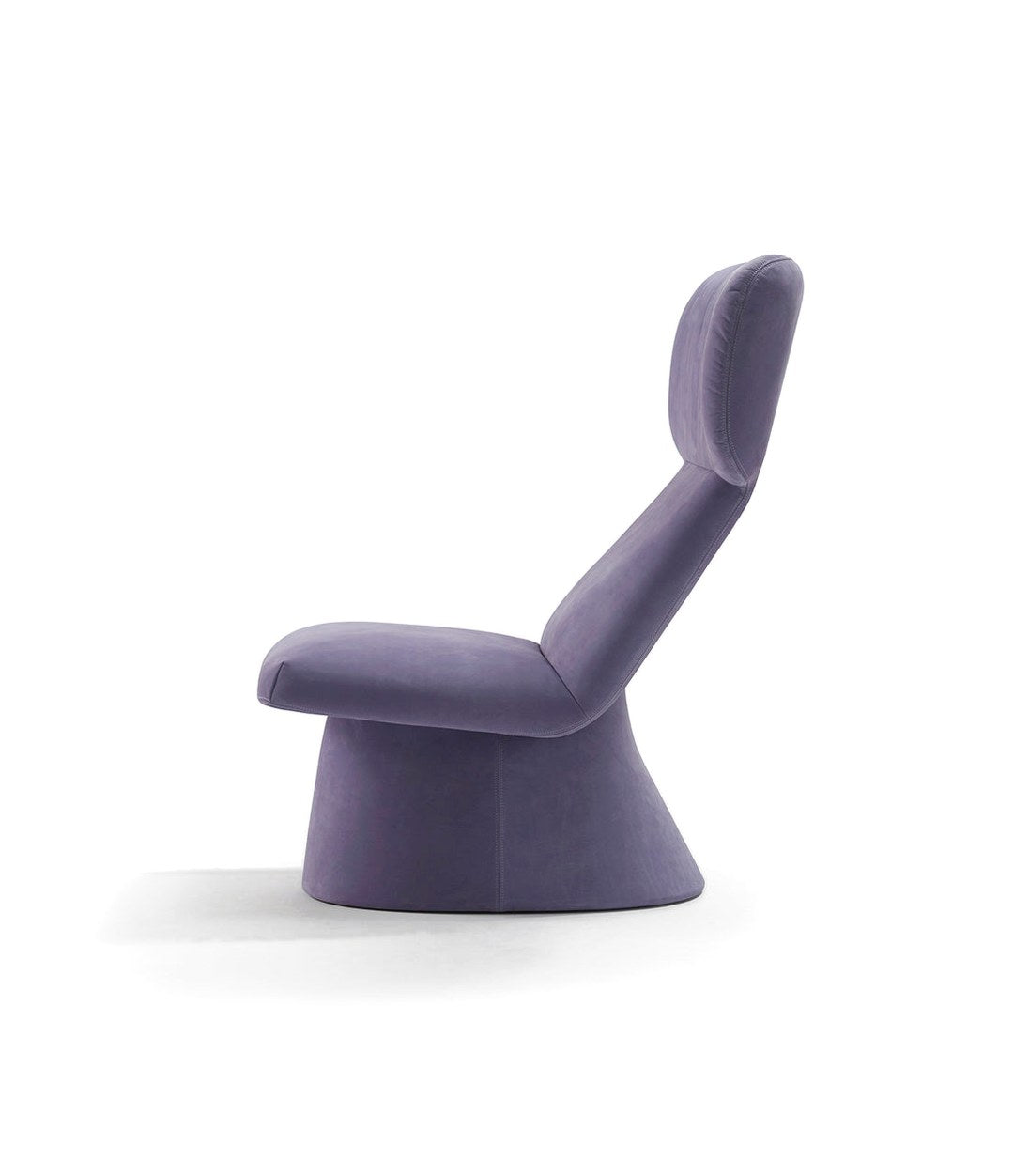 Elle Wing Chair by Sancal in lilac, three-quarter view – In Dubai by WSPR