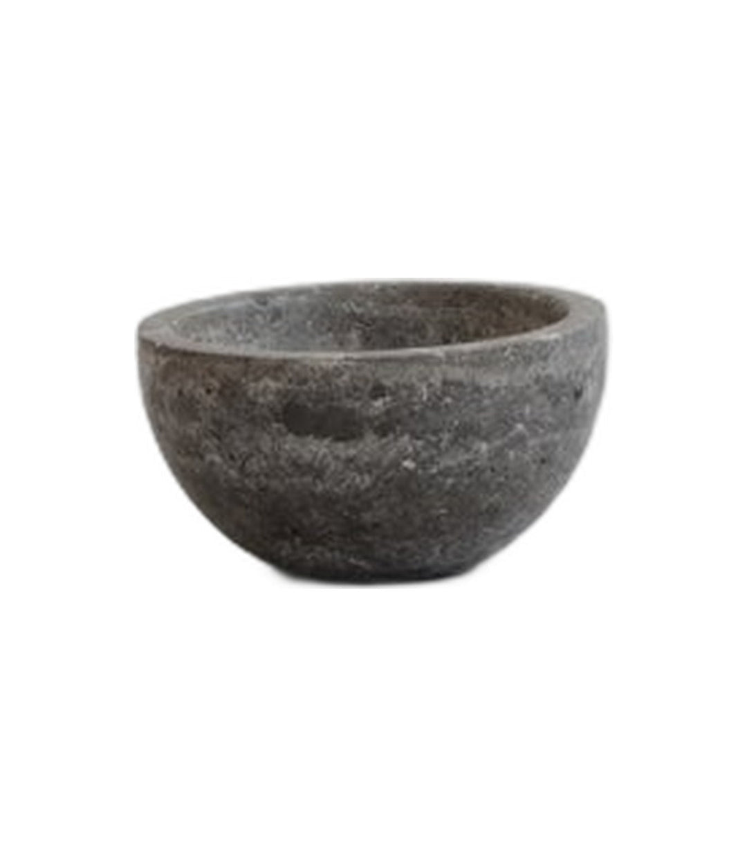 Enkei Salt Bowl by 101 Copenhagen in Silver Travertine – In Dubai by WSPR