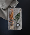 Enkei Salt Bowl by 101 Copenhagen in Silver Travertine in a styled interior, view 3 – In Dubai by WSPR
