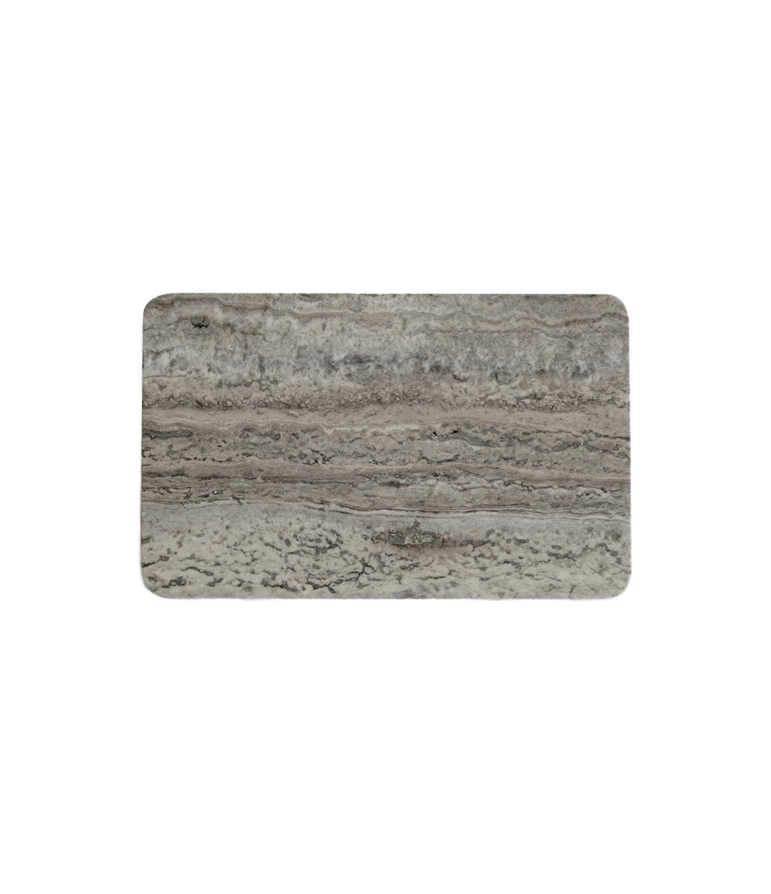 Enkei Tray Rectangular, Medio by 101 Copenhagen in Silver Travertine – In Dubai by WSPR