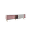 Estante Acoustic Shelving by Sancal 210 cm sideboard, three-quarter view – In Dubai by WSPR