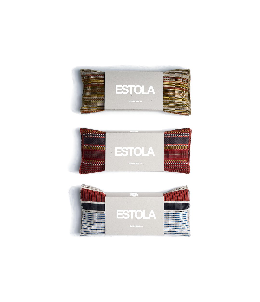 Estola Headrest Cushion by Sancal three cushions in their packaging – In Dubai by WSPR