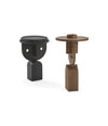Faces Side Table by Sancal pair in black and dark oak – In Dubai by WSPR