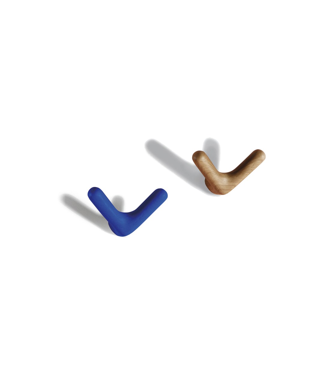 Float Wall Hook by Sancal in blue and natural oak – In Dubai by WSPR