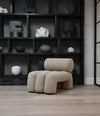Foku Chair by 101 Copenhagen in Smoked Sand (CPH 904) in a styled interior, view 3 – In Dubai by WSPR