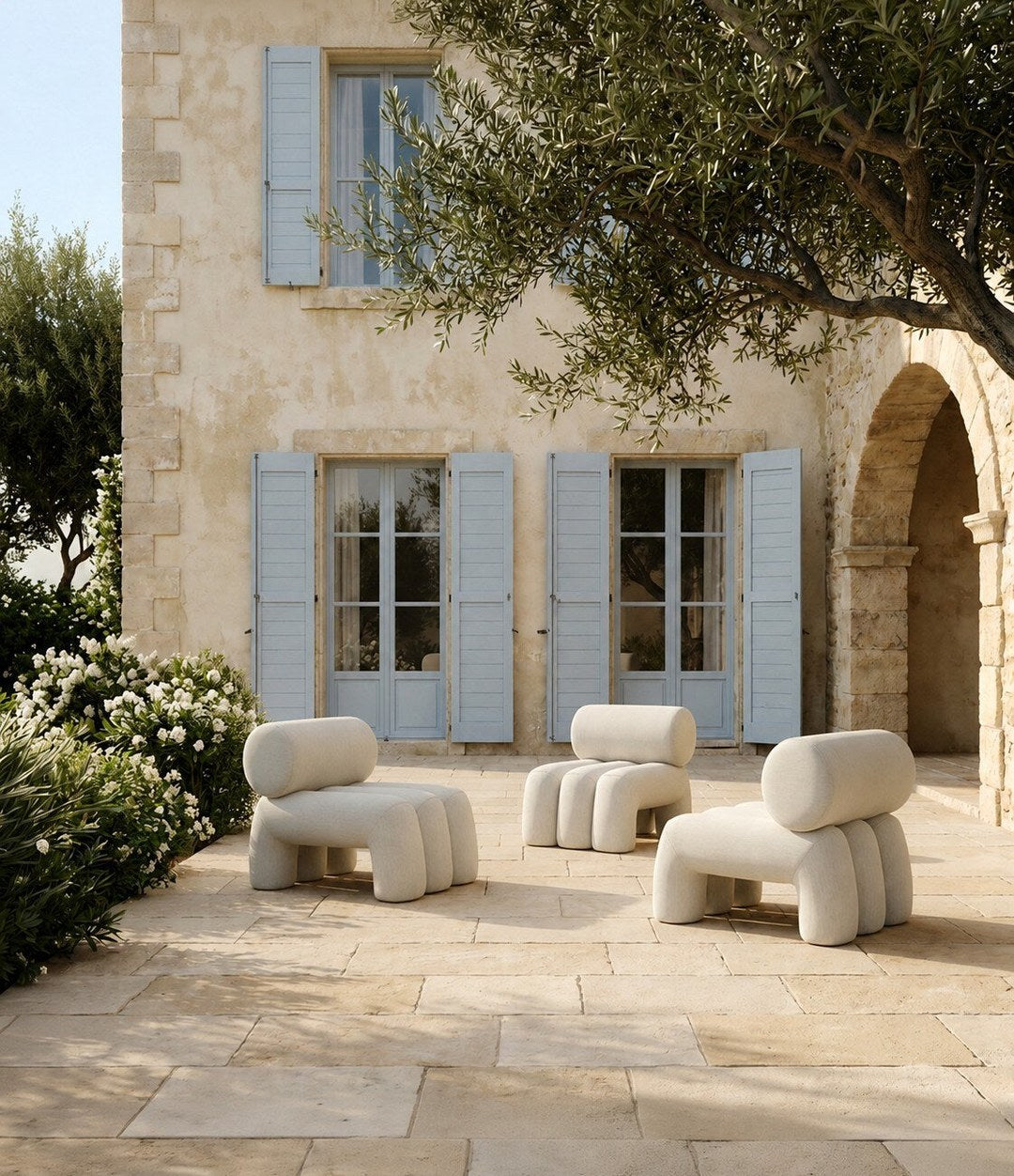 Foku Chair by 101 Copenhagen in Warm Ash (C142) in a styled interior – In Dubai by WSPR