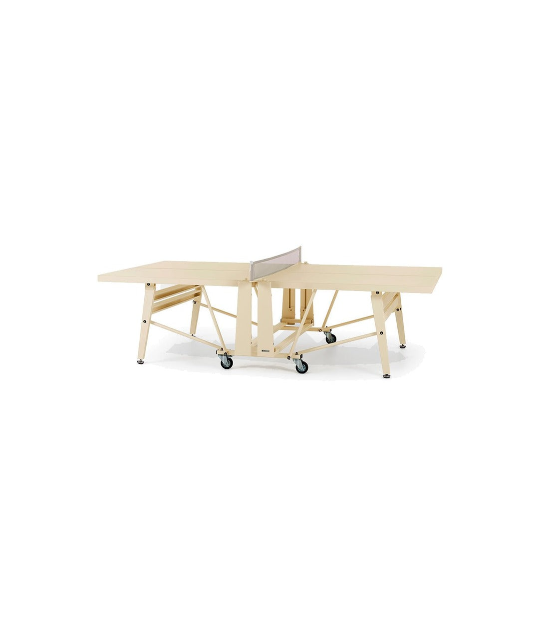Folding Monochrome Ping Pong Table by RS Barcelona in Light Ivory – In Dubai by WSPR