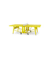 Folding Monochrome Ping Pong Table by RS Barcelona in Sulfur Yellow – In Dubai by WSPR