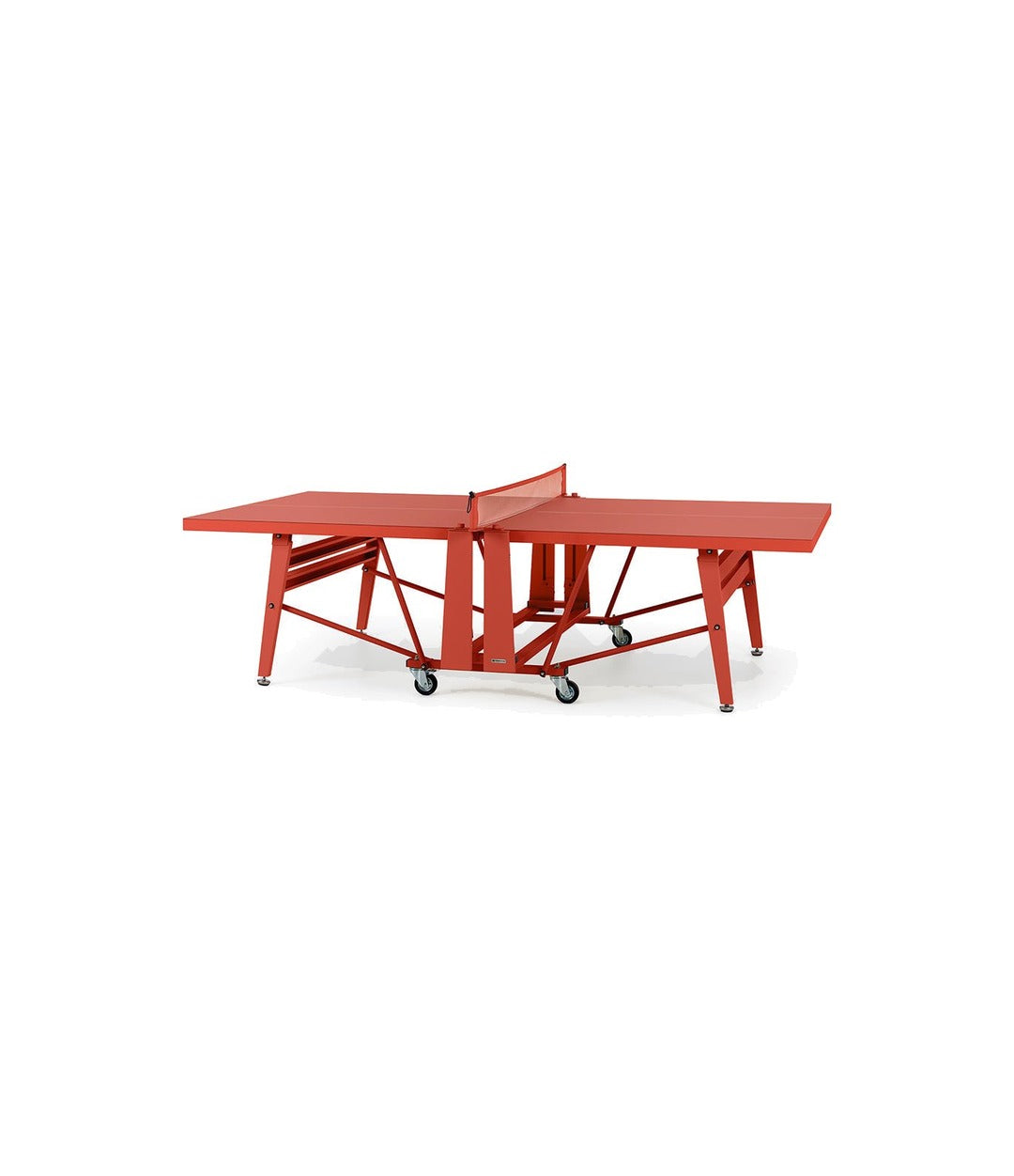 Folding Monochrome Ping Pong Table by RS Barcelona in Terracotta – In Dubai by WSPR