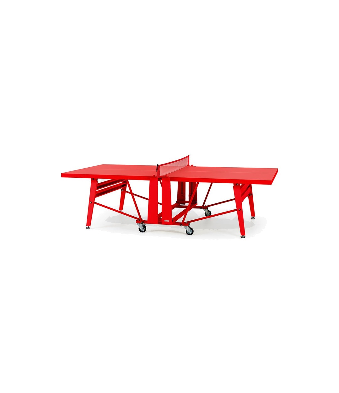 Folding Monochrome Ping Pong Table by RS Barcelona in Traffic red – In Dubai by WSPR