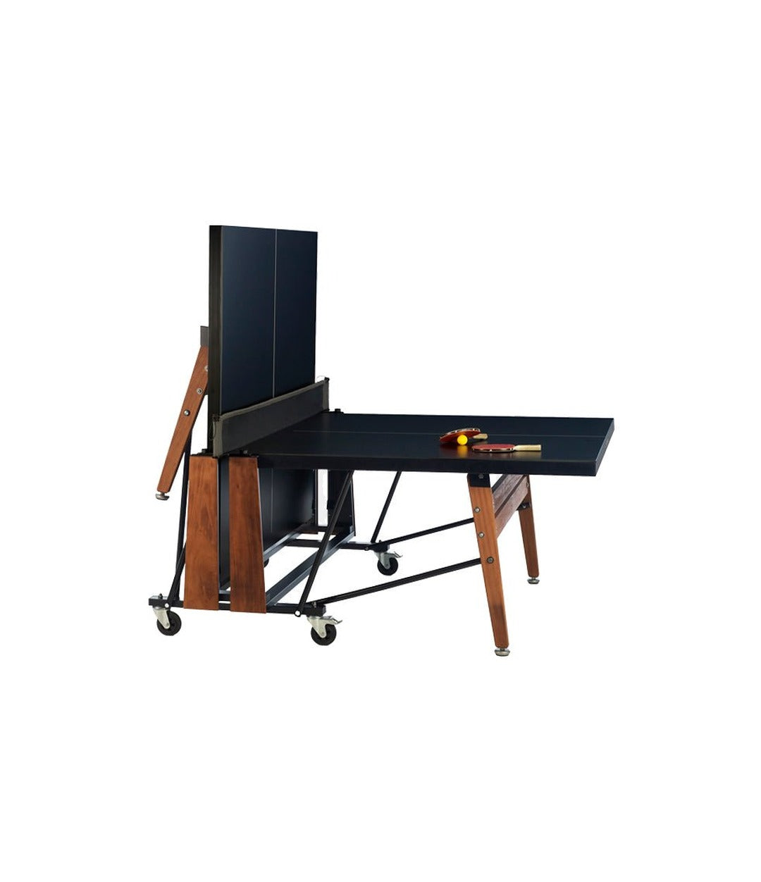 Folding Ping Pong Table by RS Barcelona in Black – view 2 – In Dubai by WSPR