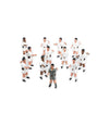 Foosball Replacement Team by RS Barcelona in White – In Dubai by WSPR