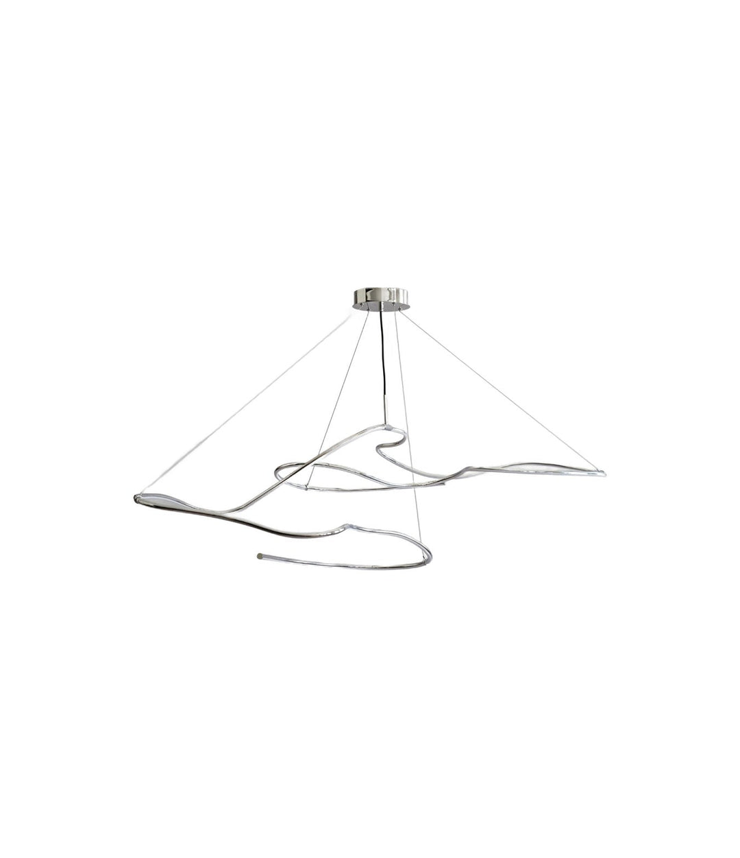 Ghost Chandelier, Big by 101 Copenhagen in Chrome – In Dubai by WSPR