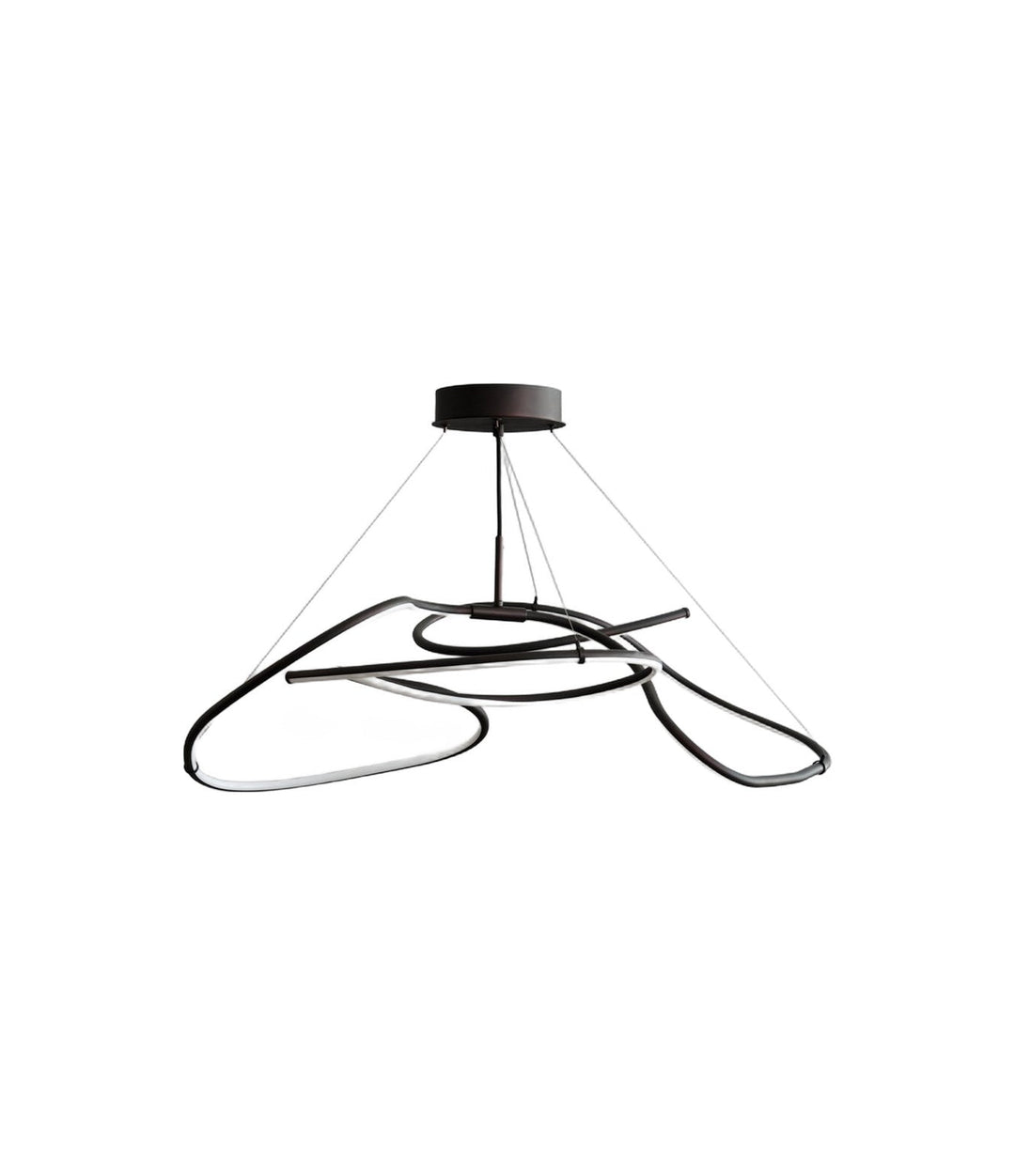 Ghost Chandelier, Mini by 101 Copenhagen in Burned Black (5m) – In Dubai by WSPR