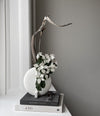 Guggenheim Vase, Petit by 101 Copenhagen in Bone White in a styled interior – In Dubai by WSPR