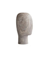 Head Sculpture, Medio by 101 Copenhagen in Silver Travertine, view 3 – In Dubai by WSPR