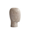 Head Sculpture, Mini by 101 Copenhagen in Silver Travertine, view 3 – In Dubai by WSPR