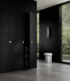 HiHat Knobs, Maxi by 101 Copenhagen in Chrome in a styled interior, view 3 – In Dubai by WSPR