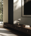 HiHat Knobs, Medio by 101 Copenhagen in Chrome in a styled interior, view 2 – In Dubai by WSPR