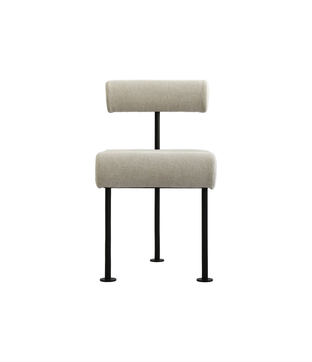 Hiro Dining Chair by 101 Copenhagen in Black Frame / Sand (8047-2) – In Dubai by WSPR