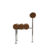 Hiro Dining Chair by 101 Copenhagen in Stainless Steel Frame / Desert, view 3 – In Dubai by WSPR
