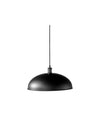 Hubert Pendant Ø45 by Audo in black with bronzed brass, front view – In Dubai by WSPR
