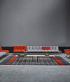 Interchange Bench by Sancal in a lounge with sofas – In Dubai by WSPR