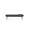 Interchange Bench by Sancal in black with a round black table – In Dubai by WSPR