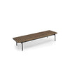 Interchange Bench by Sancal lattice in stained ash – In Dubai by WSPR