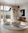 Ishi Coffee Table, Medio by 101 Copenhagen in Smoked Desert in a styled interior – In Dubai by WSPR