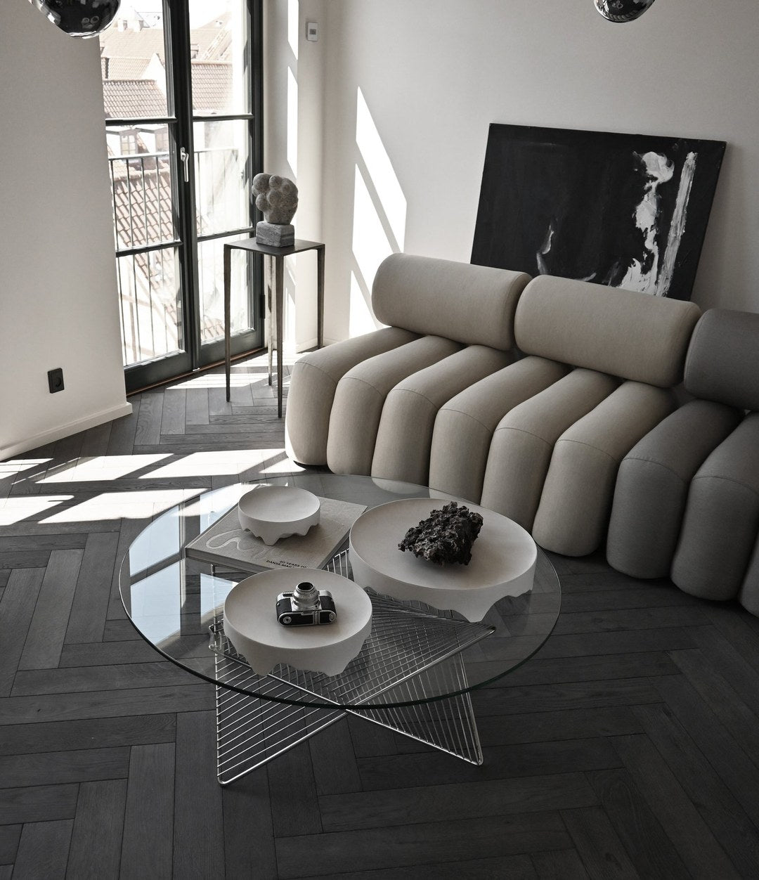Iwa Tray, Mini by 101 Copenhagen in Birch in a styled interior, view 3 – In Dubai by WSPR