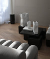 Kami Vase, Big by 101 Copenhagen in Bone White in a styled interior – In Dubai by WSPR