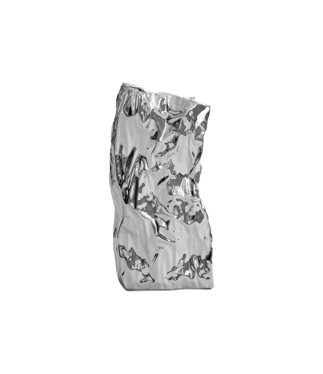 Kami Vase, Medio by 101 Copenhagen in Chrome, view 3 – In Dubai by WSPR