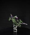 Kami Vase, Mini by 101 Copenhagen in Chrome in a styled interior, view 2 – In Dubai by WSPR